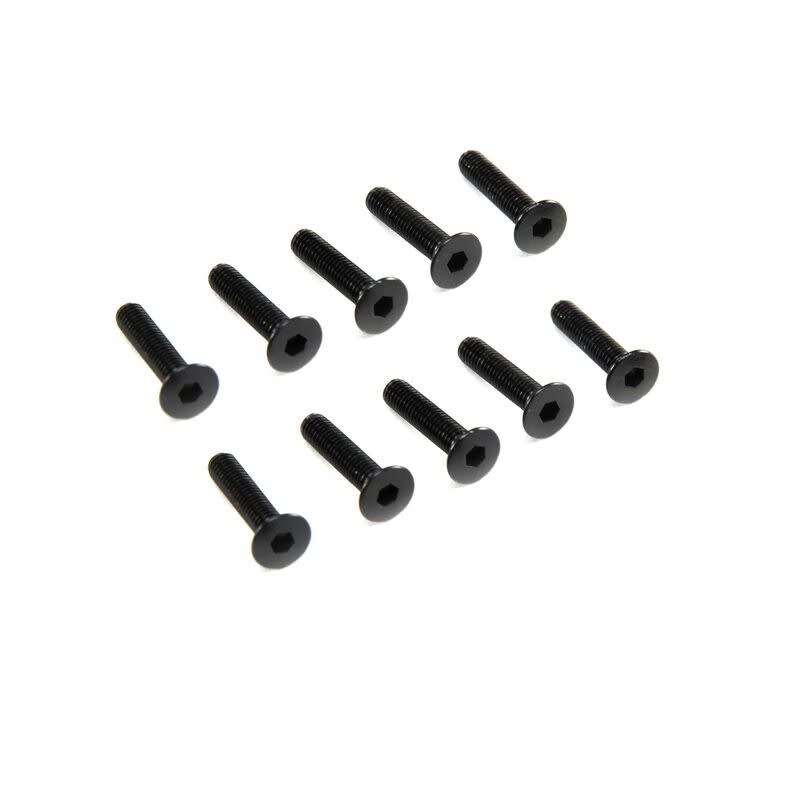 Axial M3 x 14mm Flat Head Screw (10)