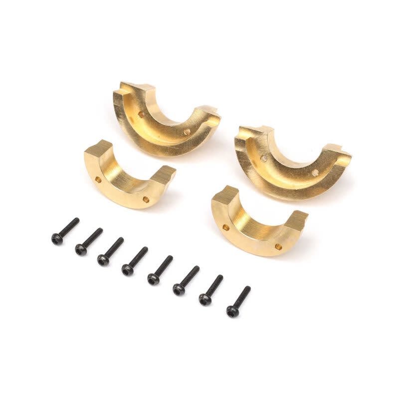 Axial AX24 / SCX24 Knuckle Weights, Brass (4)
