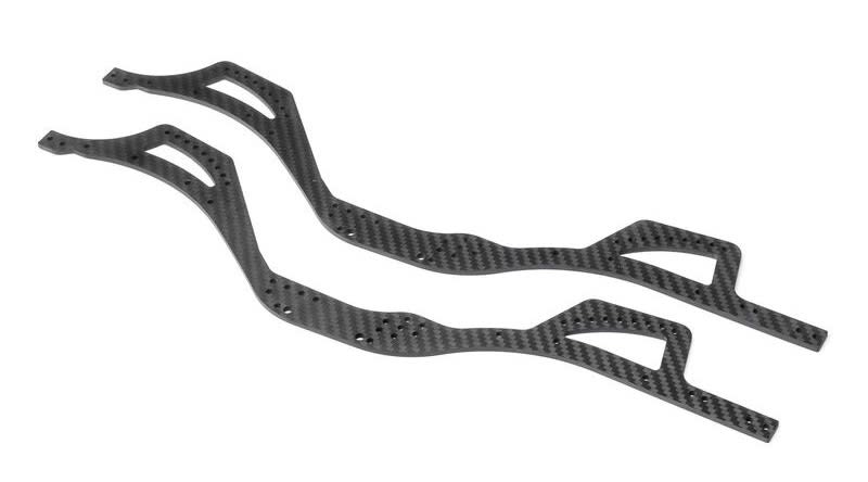 Axial SCX10 PRO Carbon Fiber Chassis Rail Set