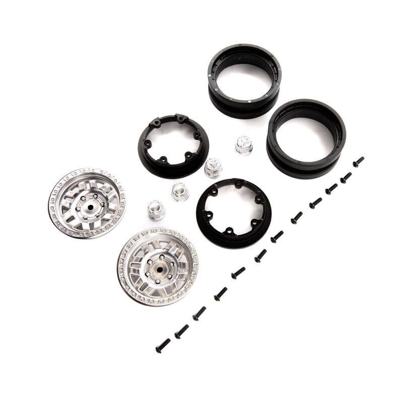 Axial 1.9" KMC Machete Beadlock Wheels - Satin (2)
