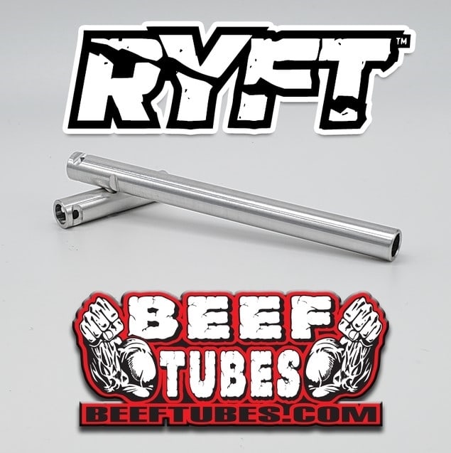 Beef Tubes Axial Ryft Beef Tubes - Aluminum - Front