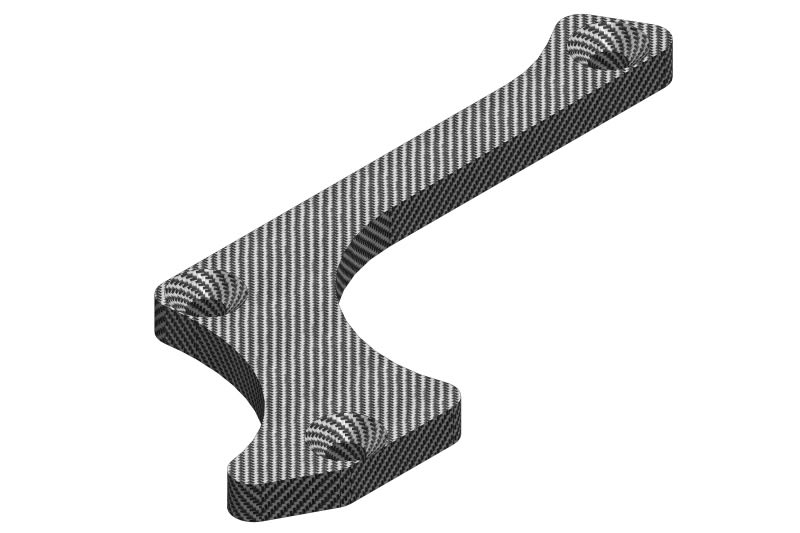 Team Corally Right Lower Front Suspension Arm Stiffener A