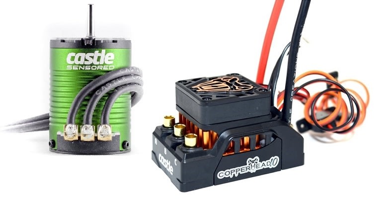 Castle Creations Copperhead 10 ESC and 1406-5700kV Sensored Combo