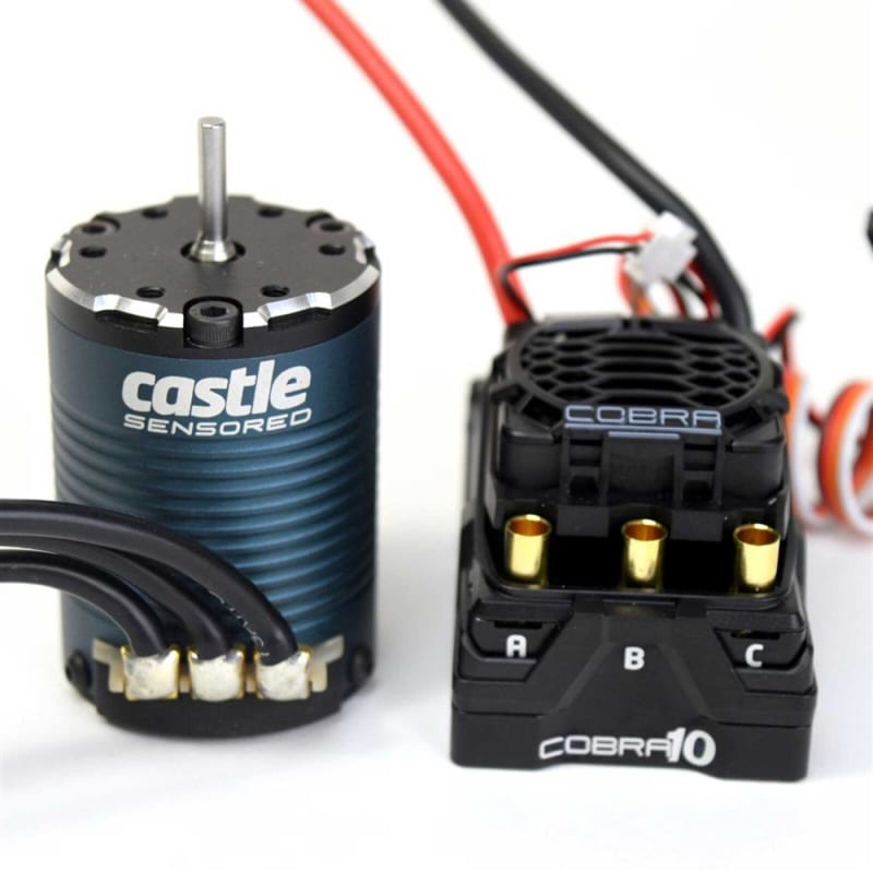 Castle Creations Cobra 10 WP ESC and 1406-1900KV Crawler Sensored Combo Castle Creations Cobra 10 WP ESC and 1406-1900KV Crawler Sensored Combo