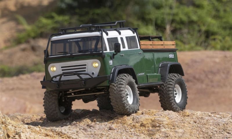 ラジコンオフロード　1/10 CROSS RC EMO JT4 フルセット Cross-RC JT-4 EMO 1/10 Scale Crawler RTR - Green