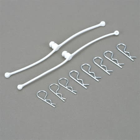 Du-Bro Body Klip Retainers White