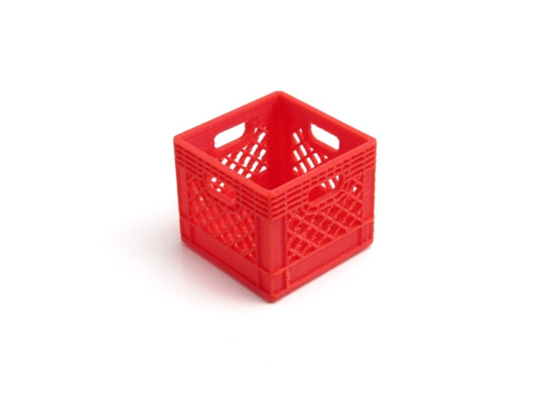 Gear Head RC 1/10 Scale Milk Crate - Red (1)