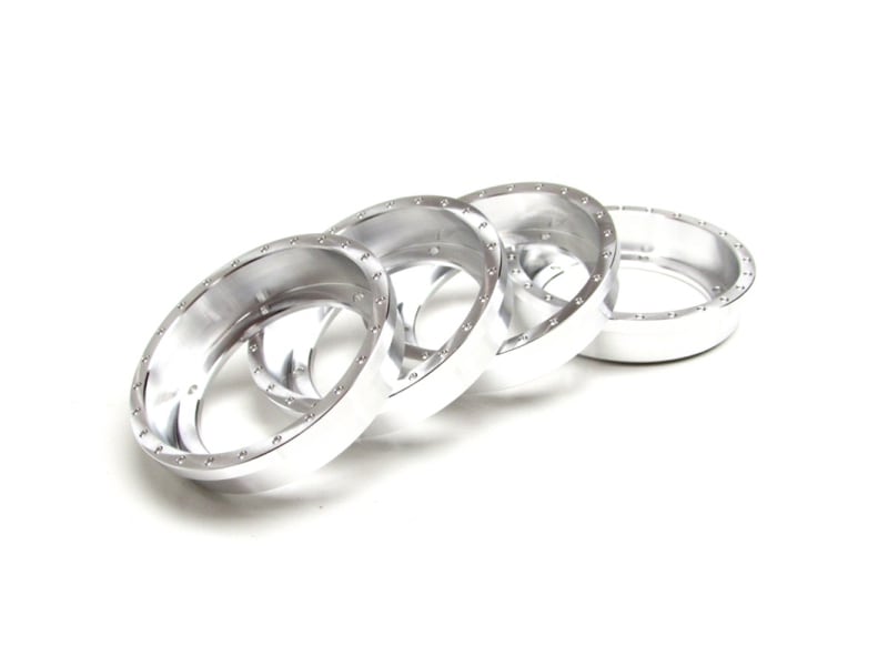 Gear Head RC Replacement 1.9" EZ-Loc Beadlock Rings, Aluminum (4)