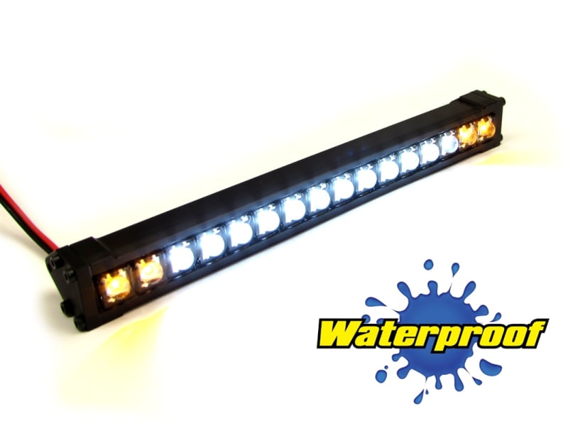 Gear Head RC 1/10 Scale Trek Torch 5" LED Light Bar - White and Yellow