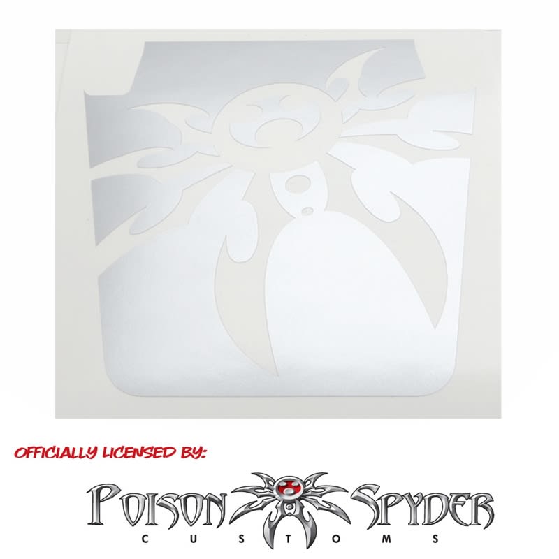 1/10 Scale JK Mountain Spyder Hood Decal - Silver