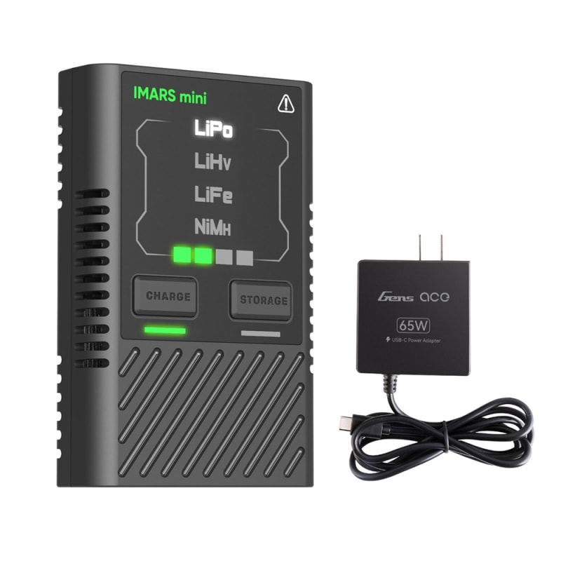 Gens ace IMARS Mini G-Tech 60W DC Charger with USB-C Power Supply (GEA60WC1)