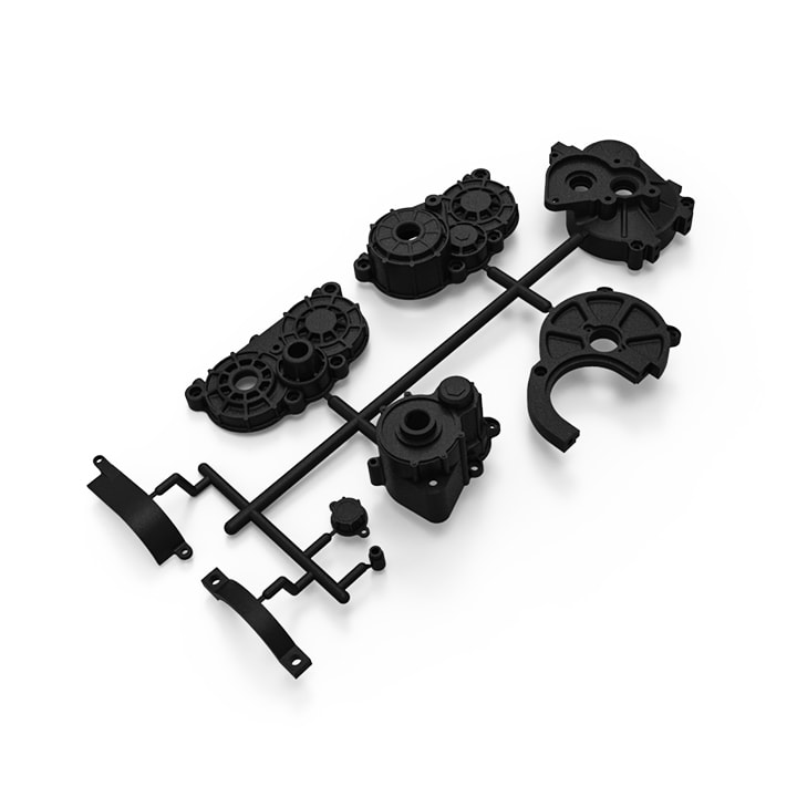 Gmade GR01 Transmission & Transfer Case Housing Parts Tree GOM