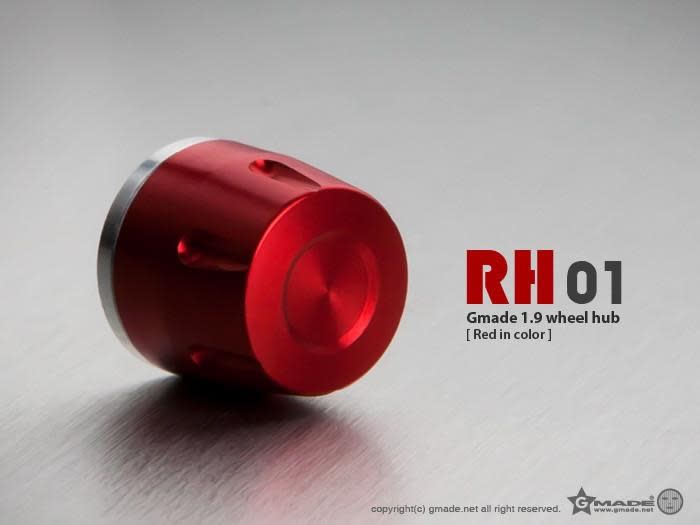 Gmade 1.9" RH01 Wheel Hubs (Red) (4)