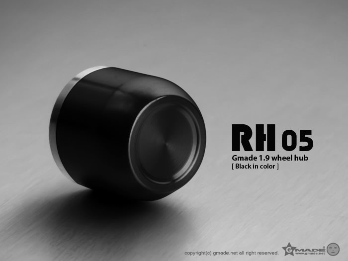 Gmade 1.9" RH05 Wheel Hubs (Black) (4)
