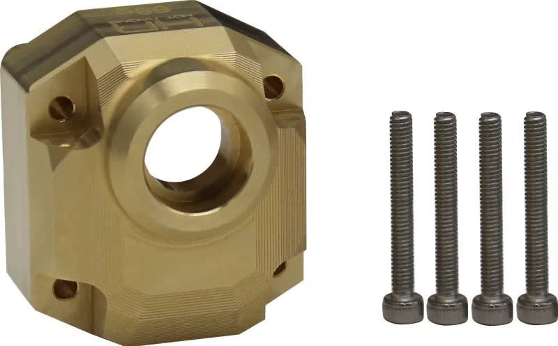 Hot Racing Brass Third Member / Diff Cover Axial UTB