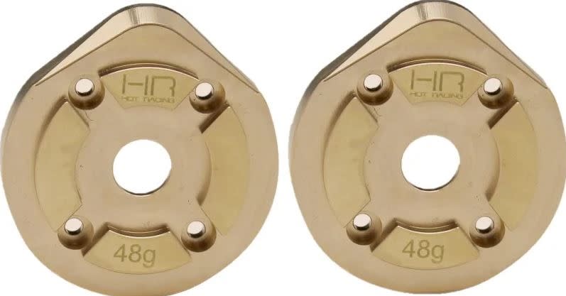 Hot Racing Brass Portal Cover: Axial UTB