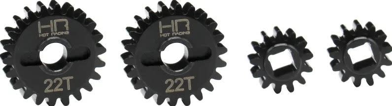 Hot Racing Over Drive Machined Portal Gear Set 13-22T: Axial UTB