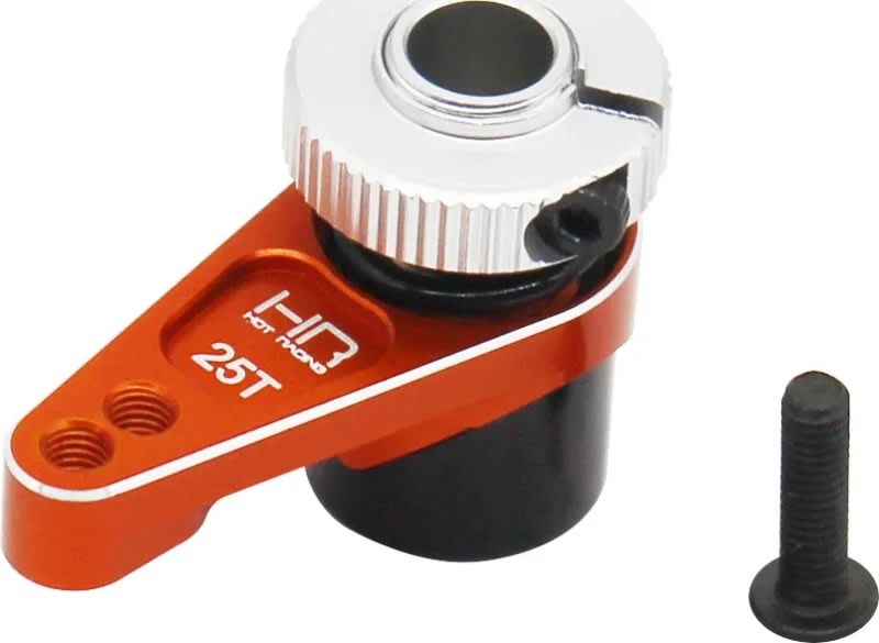 Hot Racing 25T Aluminum Adjustable Clamping Nut Servo Saver - Axial Ryft