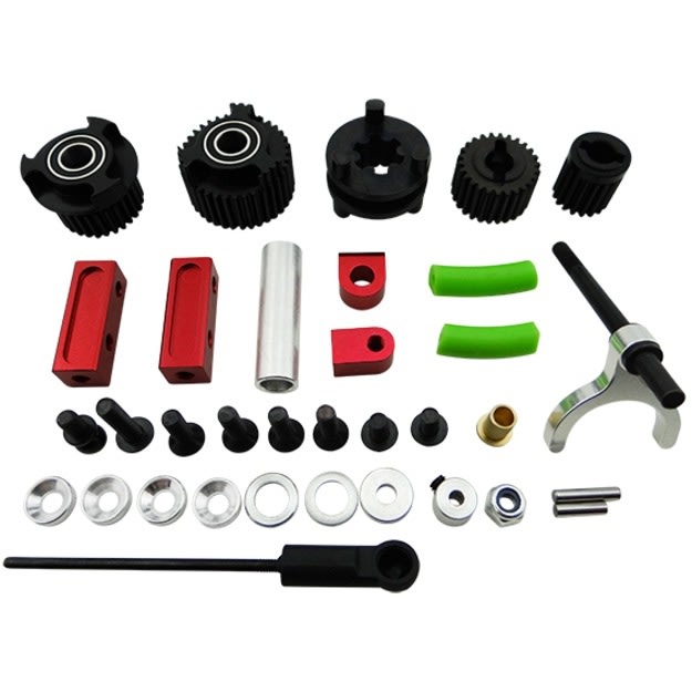 Hot Racing 2 Speed Transmission Conversion SCX10 II Kit