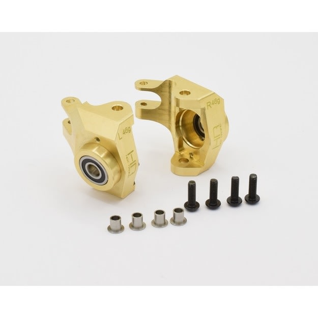 Hot Racing Brass Heavy Metal Hd Bearing Front Knuckle - SCX10 II