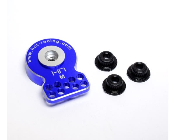 Hot Racing Universal Aluminum Servo Saver, Medium Duty, Blue