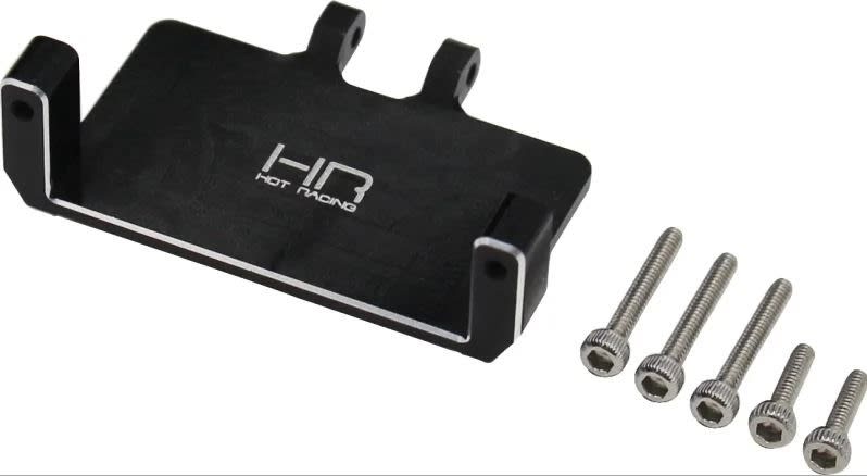 Hot Racing Aluminum EMAX Steering Servo Mount for Axial SCX24