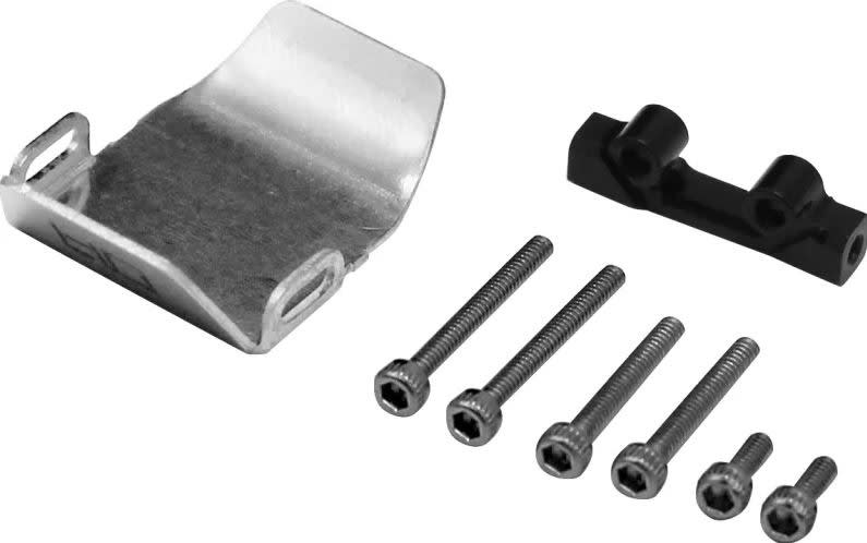 Hot Racing Stainless Steel Front or Rear Axle Skid Plate SCX24