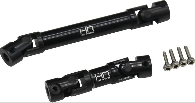 Hot Racing Steel Center Driveshafts for Short WB SCX24