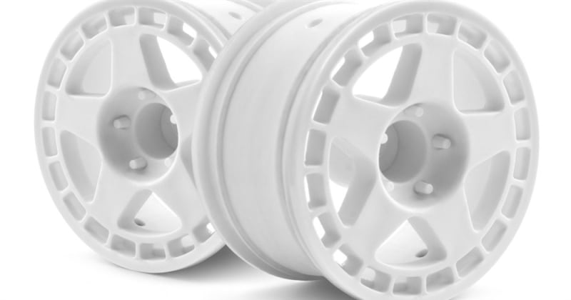 HPI Racing Fifteen52 Turbomac Wheel 31mm 12mm Offset, White (2pcs)