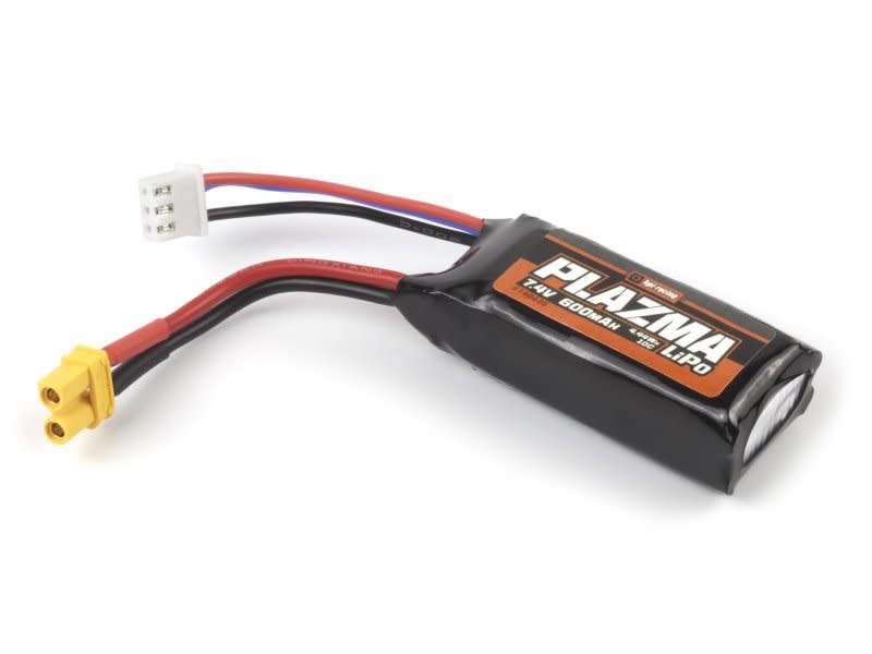 HPI Racing Plazma 7.4V 600mAh 10C LiPo Battery Pack