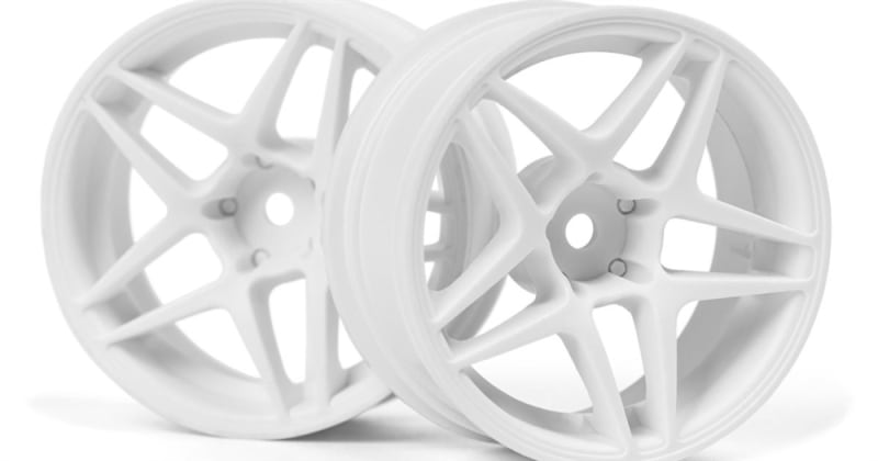 HPI Racing Kansei Astro Wheel White 6mm Offset 26mm, Sport 3 Drift (2pcs)