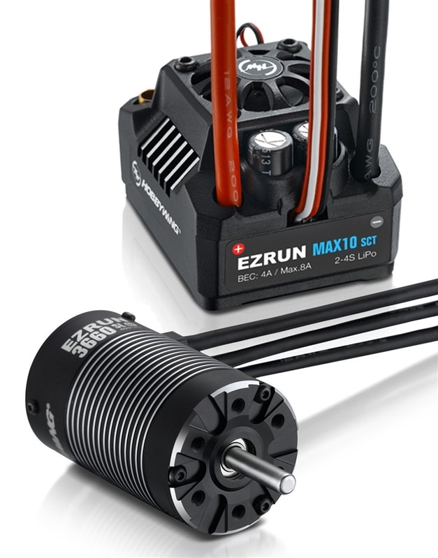 Hobbywing EzRun MAX10 SCT ESC with 3660SL (4000kV) 550 Sensorless
