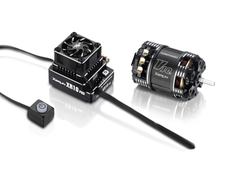 Hobbywing XeRun XR10 PRO G2 ESC with V10 G3 6.5T Sensored Brushless Motor - Combo