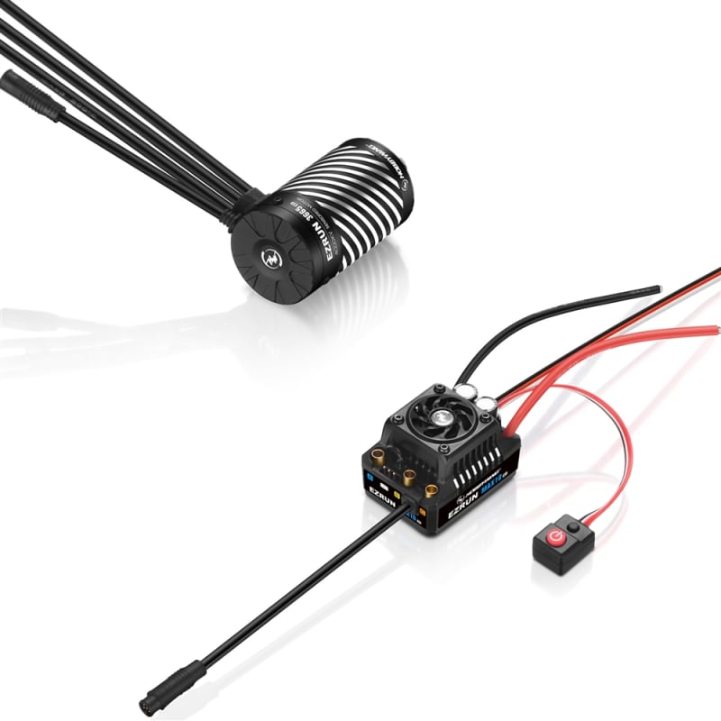 Hobbywing EzRun MAX10 G2 140A ESC with 3665SD (4000kV) Sensored Brushless Motor - Combo