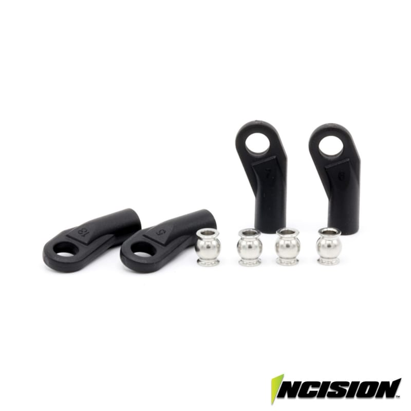 Incision Bent Rod Ends with Pivot Balls (4)
