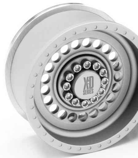 Incision Single KMC 1.9" XD136 Panzer Clear Anodized Wheel (1)