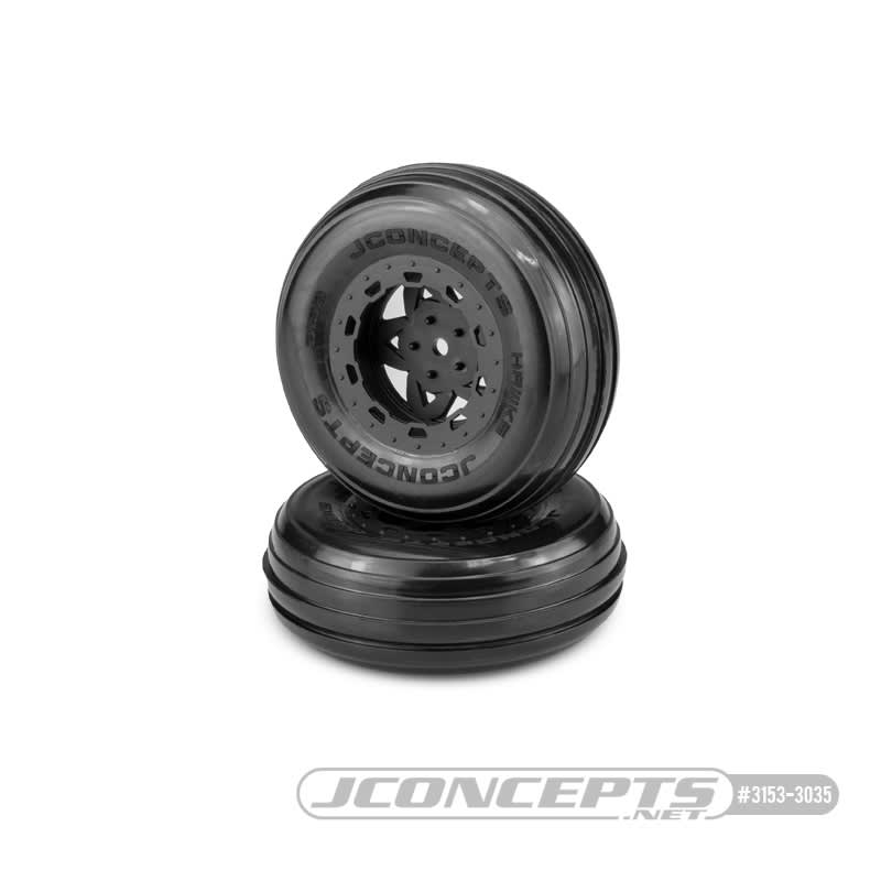 JConcepts Hawk 2.2" / 3.0" Sand Tires, Pre-Mounted on Tremor Wheels, Yellow Compound (2)