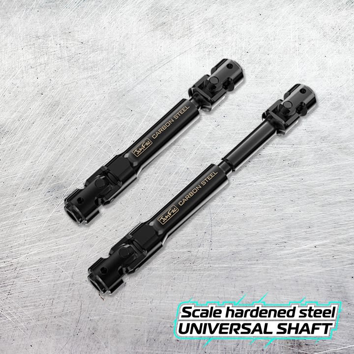 JunFac Scale Hardened Steel Universal Shafts (2) for Gmade GS02