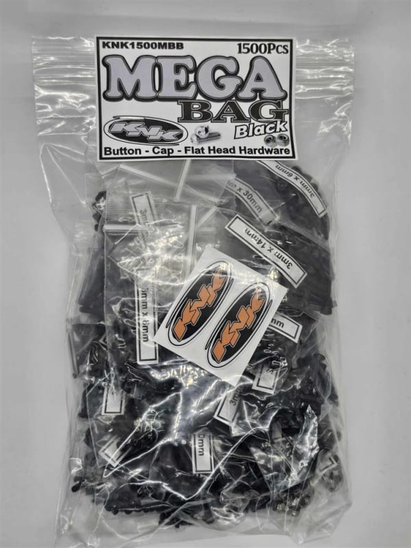 Team KNK MEGA Bag Black Oxide Hardware Kit (1500)
