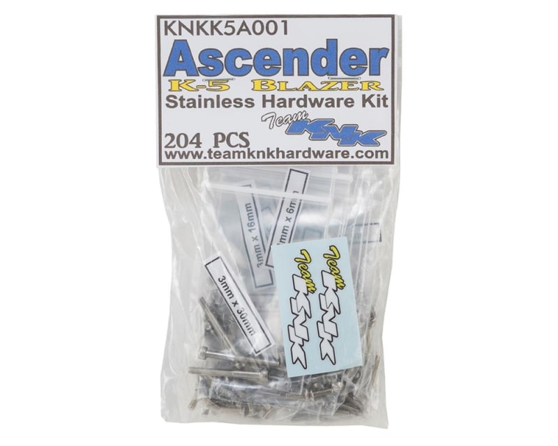 Team KNK Vaterra Ascender K5 Stainless Hardware Kit