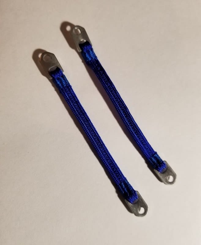 Team KNK 90mm Limit Straps (2) Electric Blue