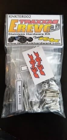 Team KNK Traxxas E Revo 2.0 Stainless Hardware Kit