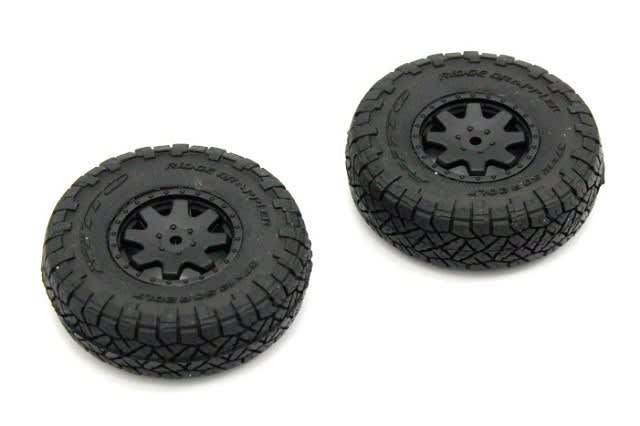 Kyosho Pre-mounted Weighted Tires and Wheels for 4Runner (2)