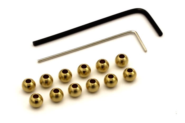 Kyosho 4.8 Brass Pivot Balls (12)