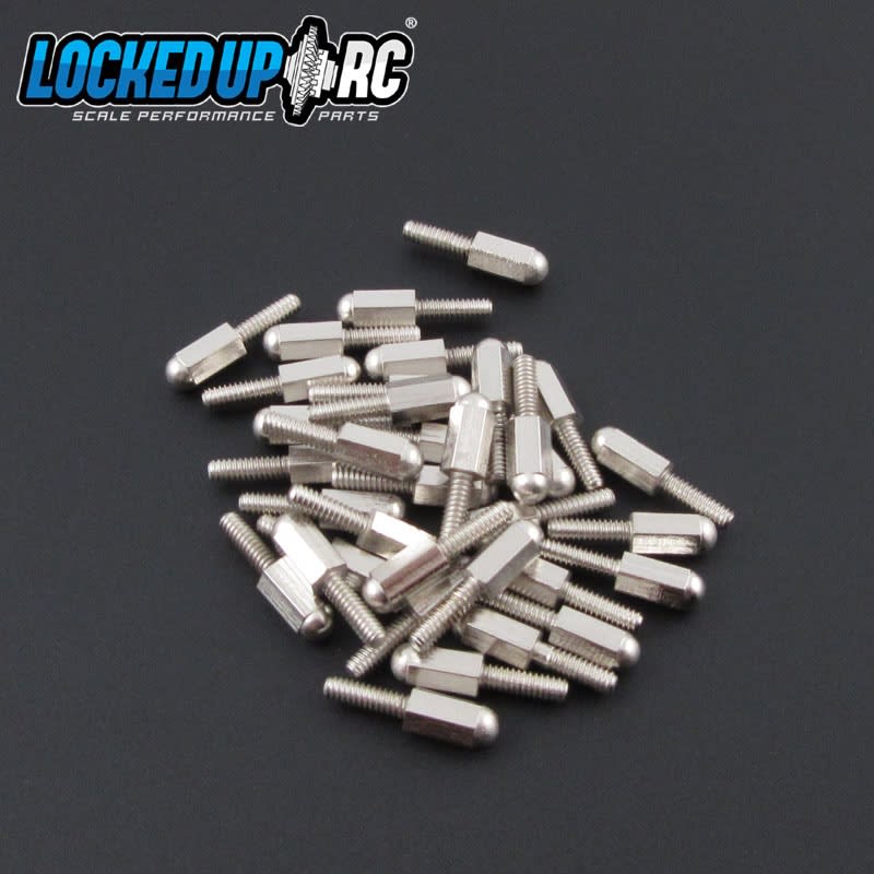 Locked Up RC M2 Acorn Wheel Studs Long (35) - LOC-063