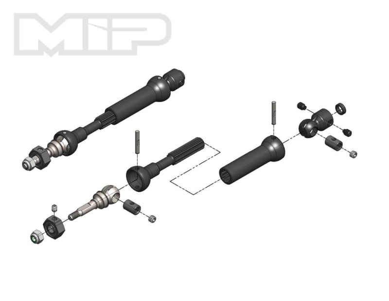 MIP X-Duty CVD Drive Kit Front Slash 4x4, Hoss 4x4, Stampede 4x4