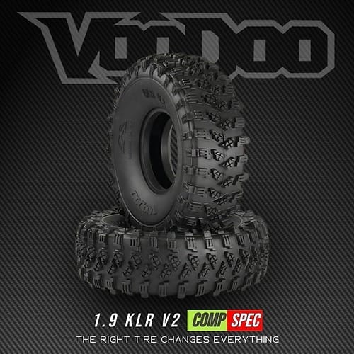 Team Ottsix Racing 1.9" / 4.7" Voodoo KLR V2 CompSpec Tires - Gold (Soft) (2)