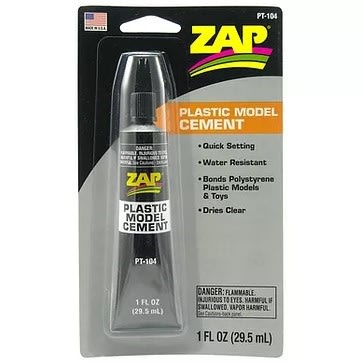 Pacer Technology ZAP Plastic Model Cement, 1oz