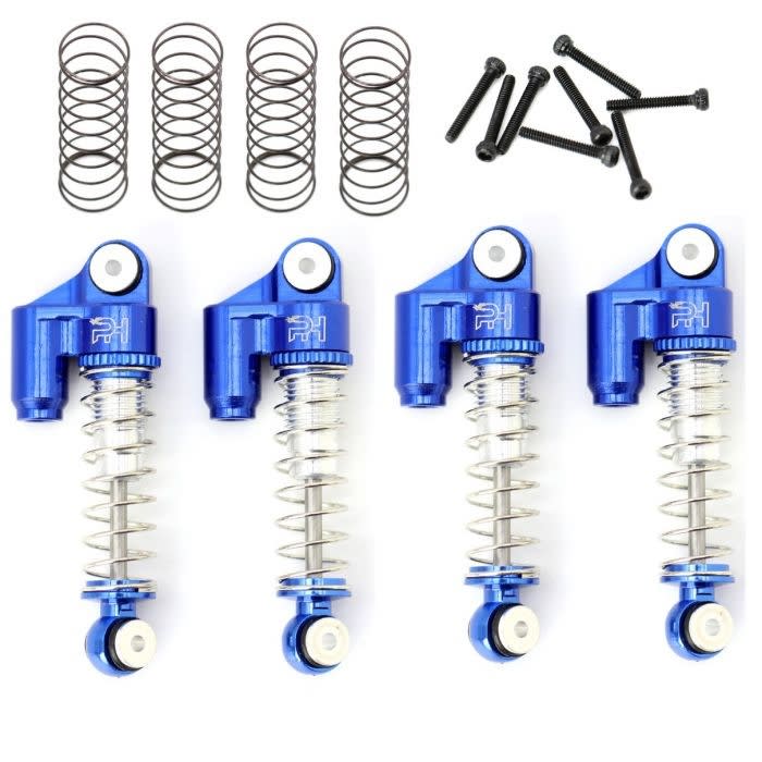 Powerhobby Axial SCX24 Aluminum Threaded Mini/Micro Shocks Front Rear - BLUE