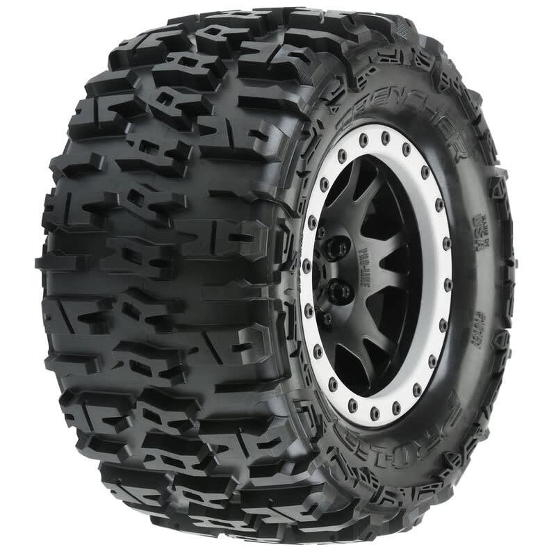 Pro-Line 1/5 Trencher Pro-Loc F/R 4.3" X-MAXX MTD 24mm Blk/Gry Impulse (2)